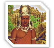 A picture containing temple, human face, art, personDescription automatically generated