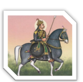 A painting of a person riding a horse

Description automatically generated with medium confidence